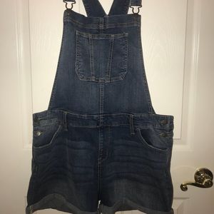 Mossimo overall shorts.